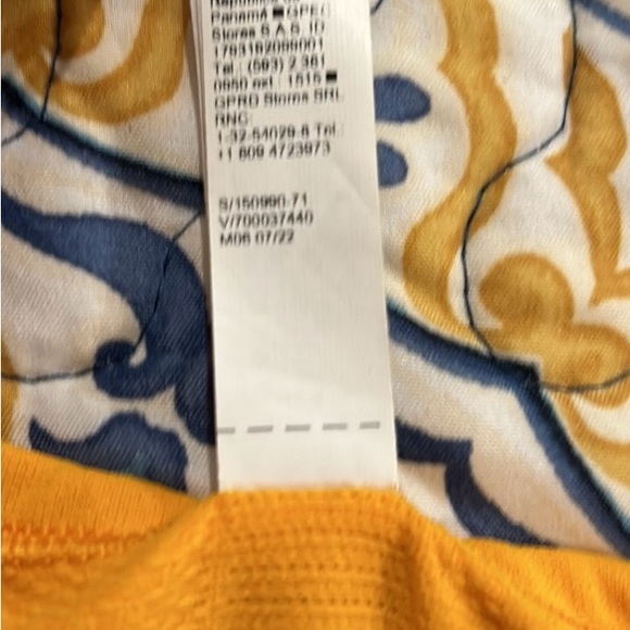 Athleta SPEEDLIGHT SEAMLESS TEE M sunset yellow - Picture 7 of 7